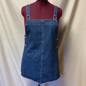 EIGHTY TWO overall mini dress